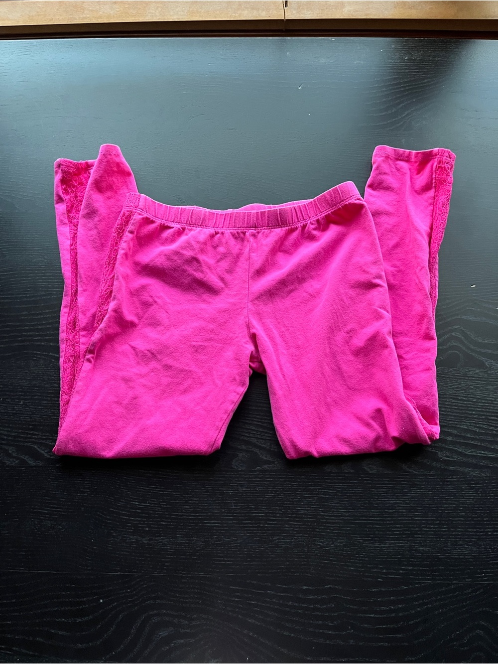 Cherokee Bright Pink Girls' Knit Leggings